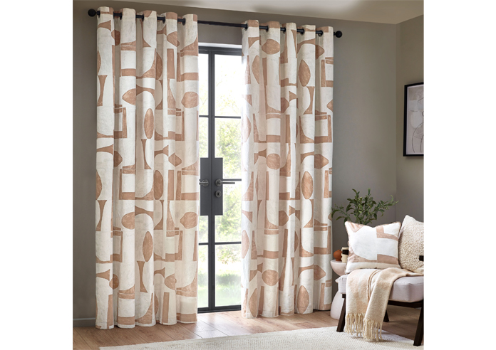 Carro Eyelet, Clay - Ready Made Curtains - Image 7